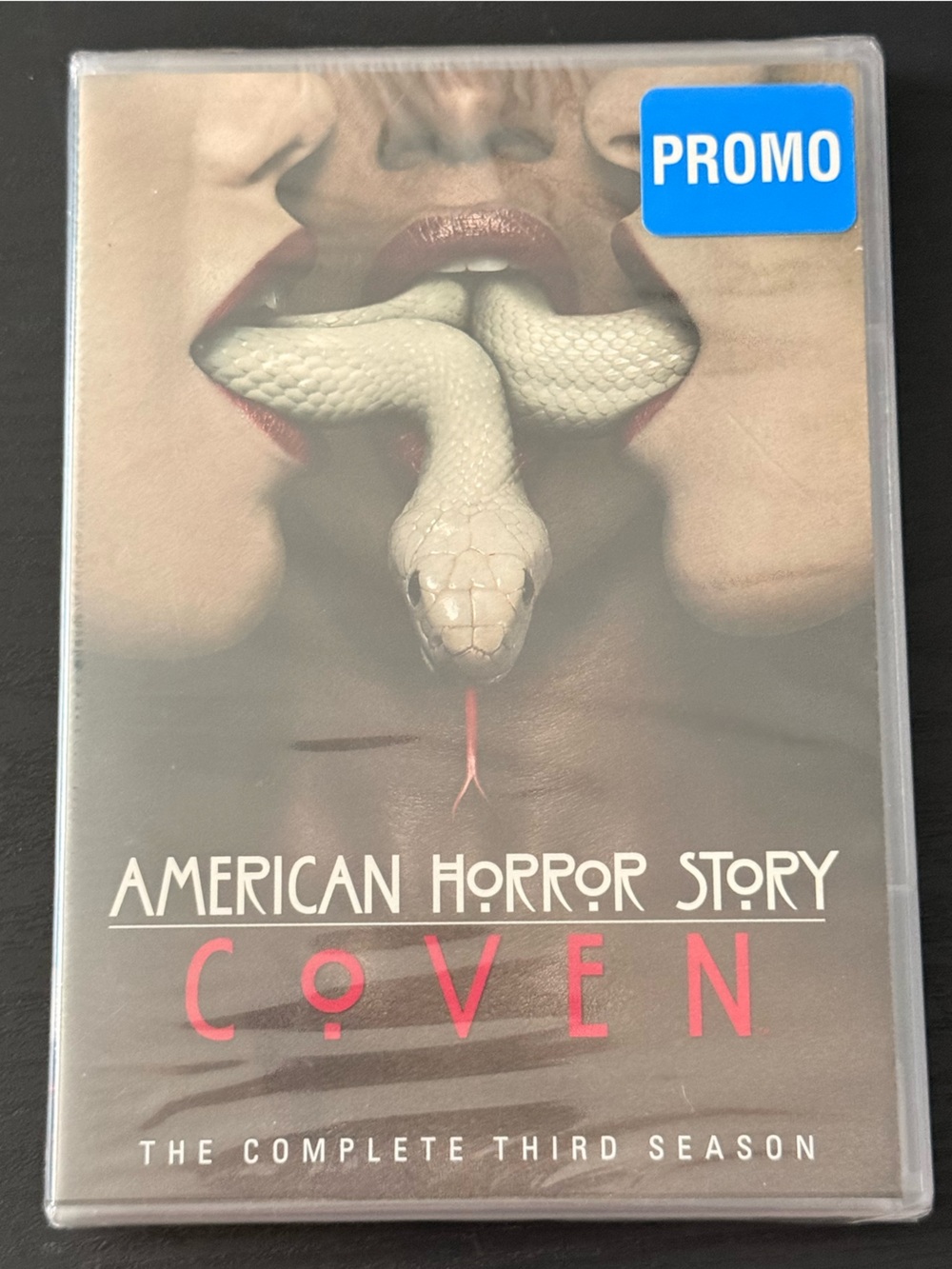 American Horror Story: Coven 4-Disc Set DVD - Black & Red Artwork